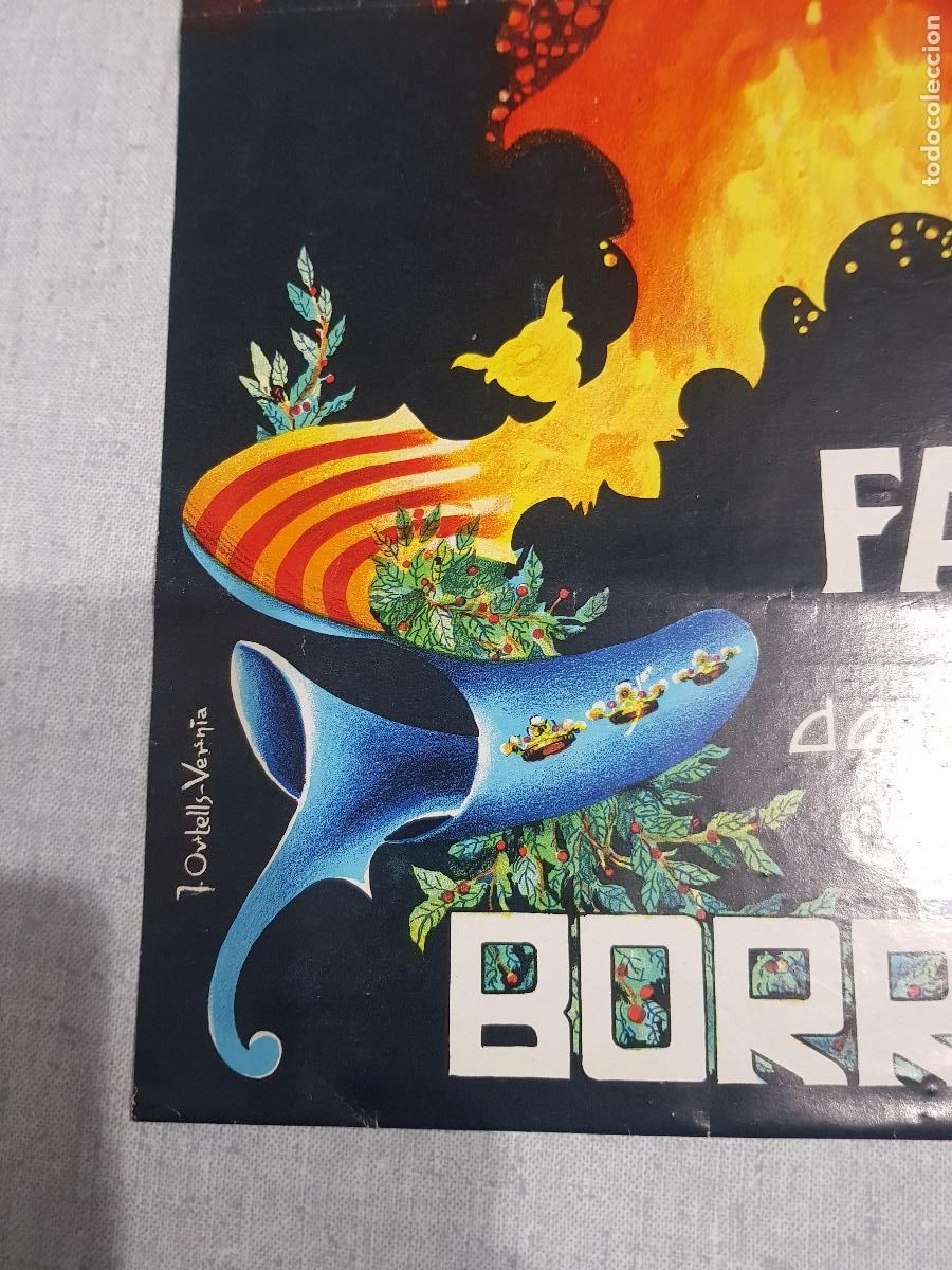 Coleccionismo de carteles: FALLES DE SAN JOSE BURRIANA - Foto 3
