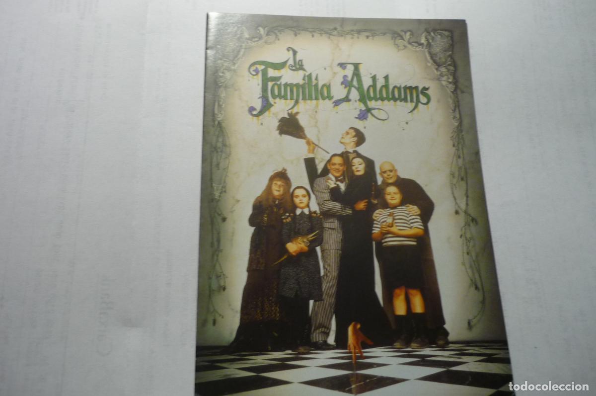 Coleccionismo de carteles: FOLLETO CINE DOBLE CON CONCURSO TRIDENT LA FAMILI ADDAMS