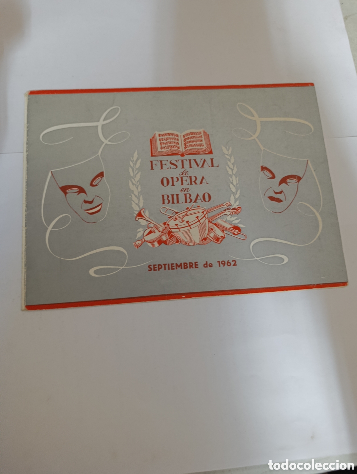 Coleccionismo de carteles: Publicidad festival de opera bilbao.