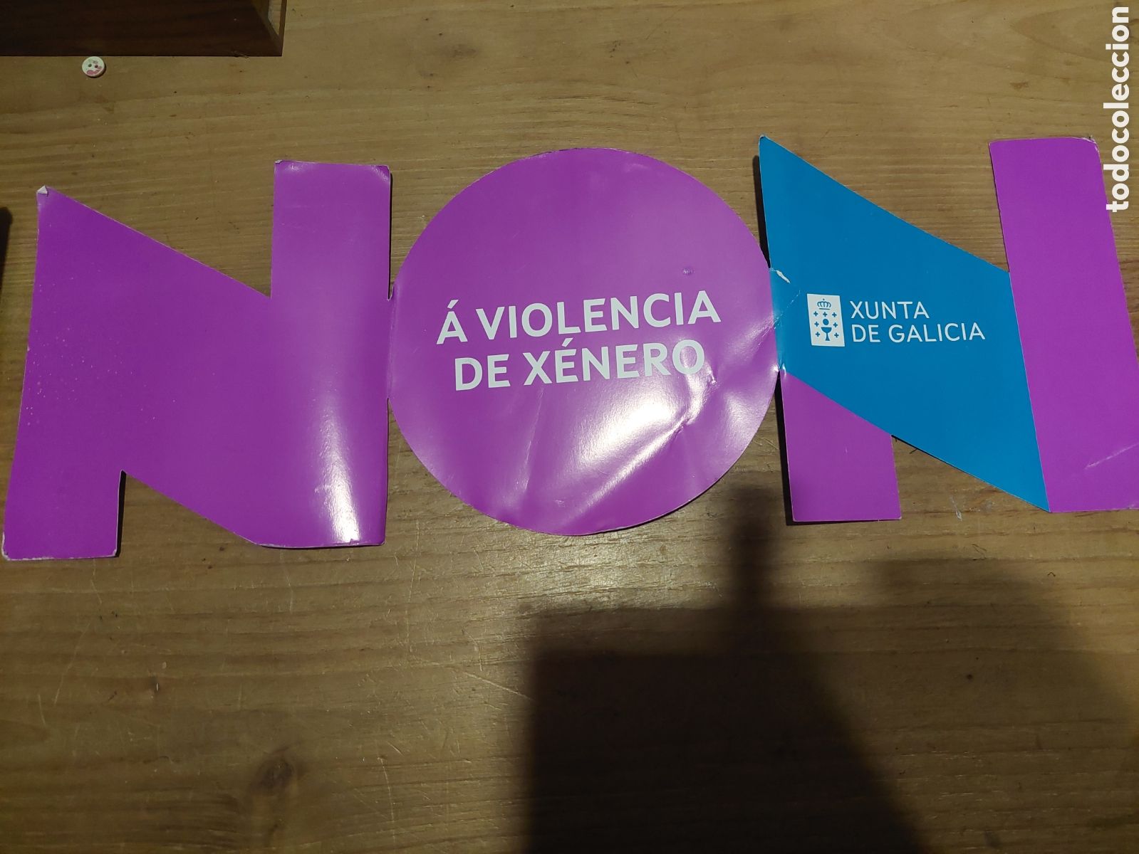 Coleccionismo de carteles: CARTEL NO A LA VIOLENCIA XENERO XUNTA GALICIA
