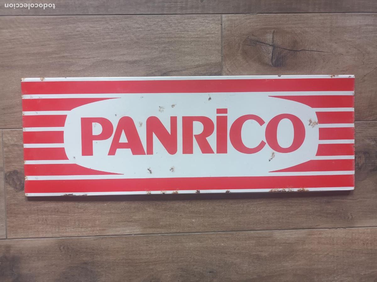 Coleccionismo de carteles: CARTEL CHAPA METALICO PANRICO.