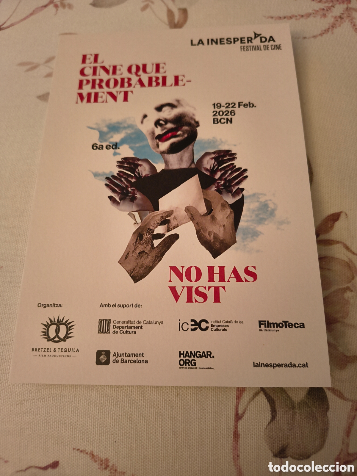 Sammeln von Plakaten: LA INESPERADA. FESTIVAL DE CINE 2026