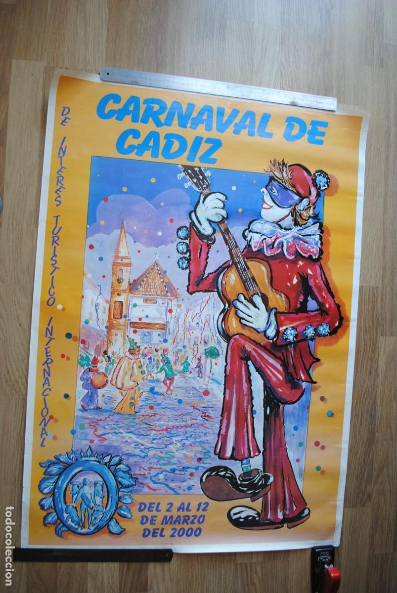Coleccionismo de carteles: CARNAVAL DE CADIZ , CARTEL DEL A&Ntilde;O , 2000