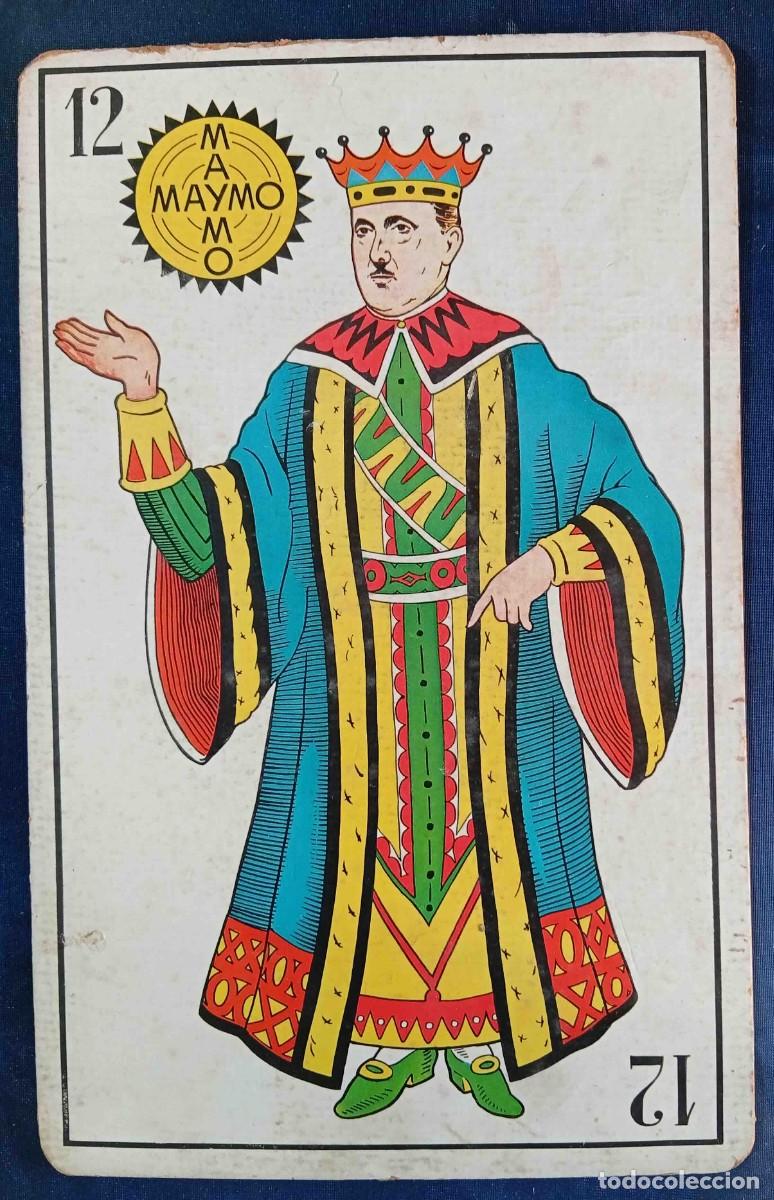 Coleccionismo de carteles: CARTEL 12 DE OROS QUE PON&Iacute;A DE ANUNCIO EN SUS ESPECT&Aacute;CULOS EL MAGO MAYMO. MAGIA, SIN FECHA.