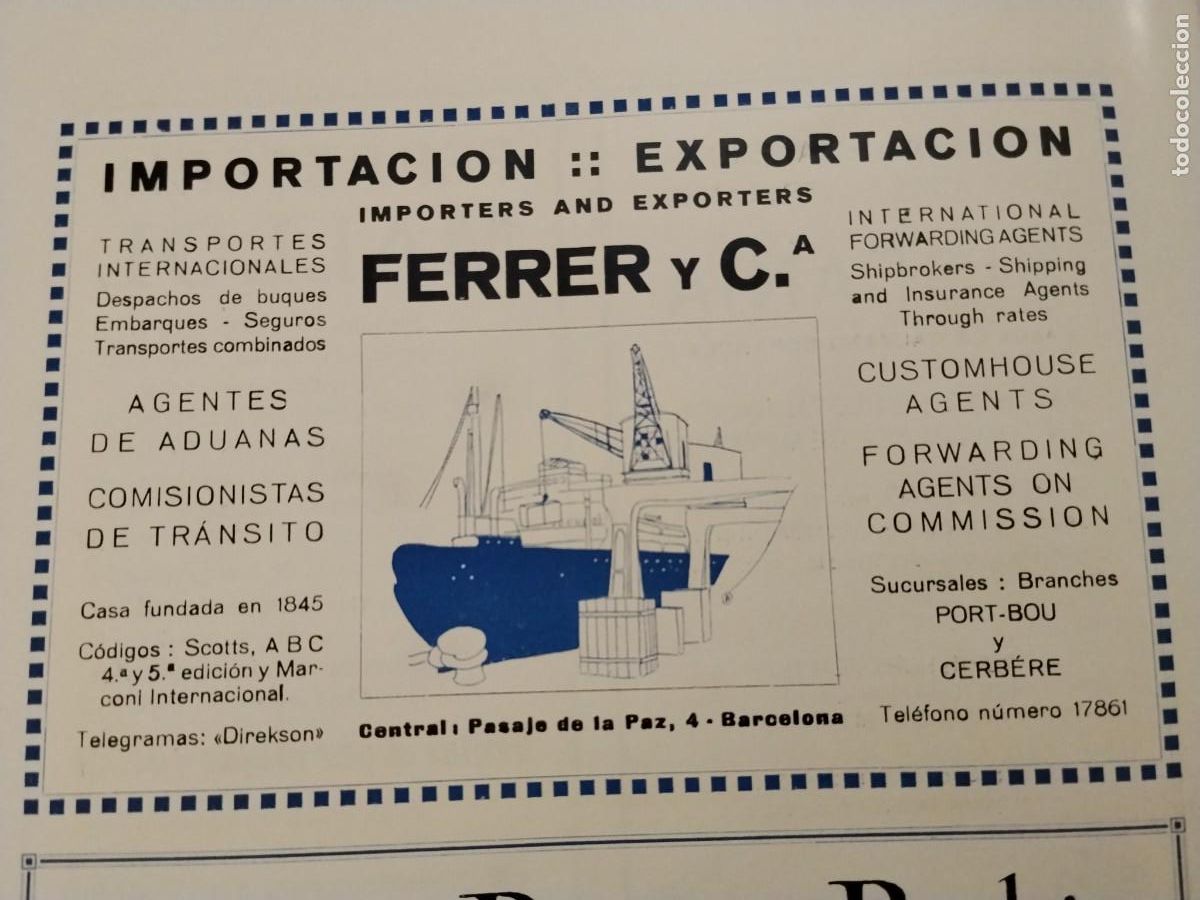 Coleccionismo de carteles: FUNDICIONES DE HIERRO Y BRONCES CORCHO HIJOS BA&Ntilde;ERAS HIERRO SANTANDER MADRID HOJA A&Ntilde;O 1931-1932