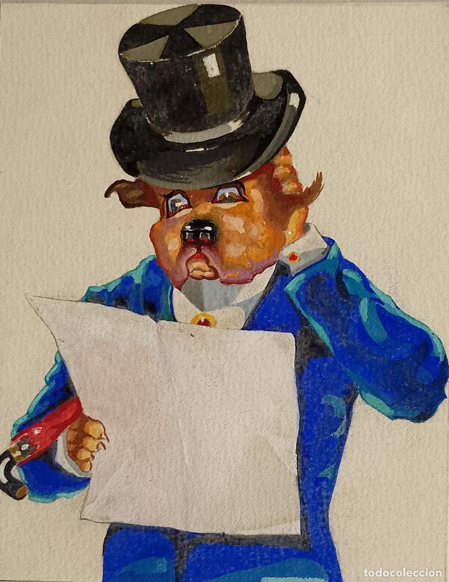 Coleccionismo de carteles: PINTURA EN ACUARELA DE PERSONAJES DE CINE DEL CARTELISTA JOSE MARQUEZ