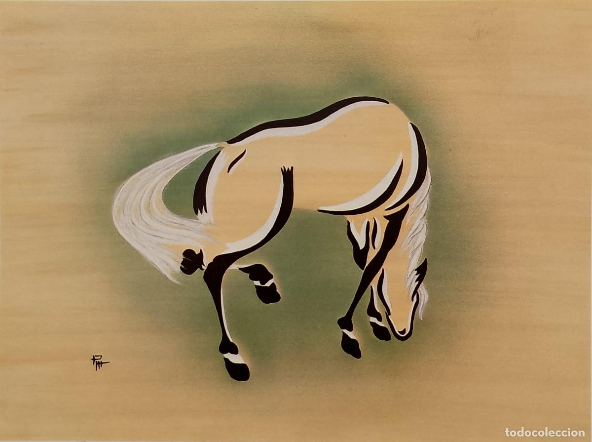 Coleccionismo de carteles: LAMINA DE JAPIZUA (CABALLOSY TOROS)