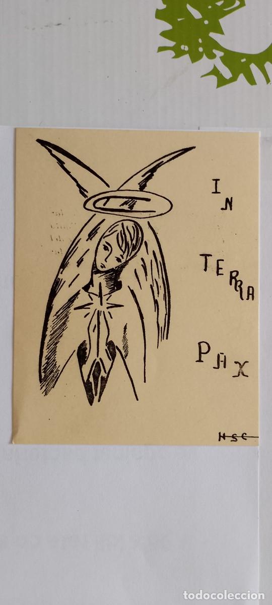 Coleccionismo de carteles: TARJETA DE FELICITACI&Oacute;N NAVIDE&Ntilde;A DE LAS HERMANAS HOSPITALARIAS DE LA SANTA CRUZ