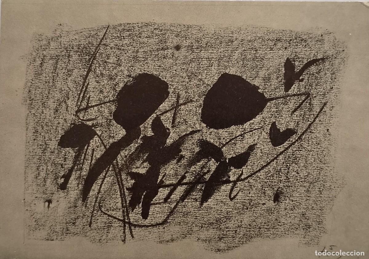 Coleccionismo de carteles: TARJETA POSTAL CON PINTURA ABSTRACTA DE ANTINI TAPIES