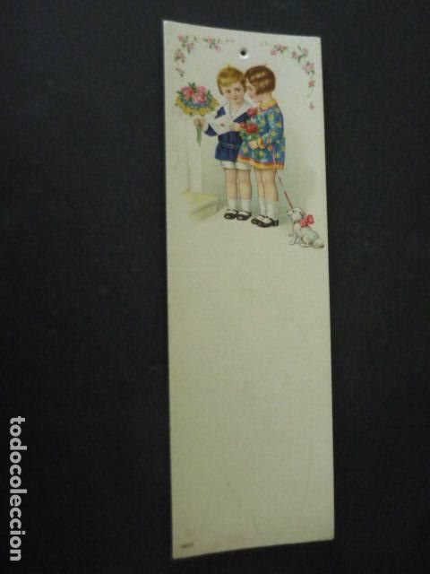 Coleccionismo de carteles: CARTEL CROMOLITOGRAFICO PARA CALENDARIO O PUBLICIDAD A&Ntilde;OS 30 NI&Ntilde;OS 9 X 28 CM