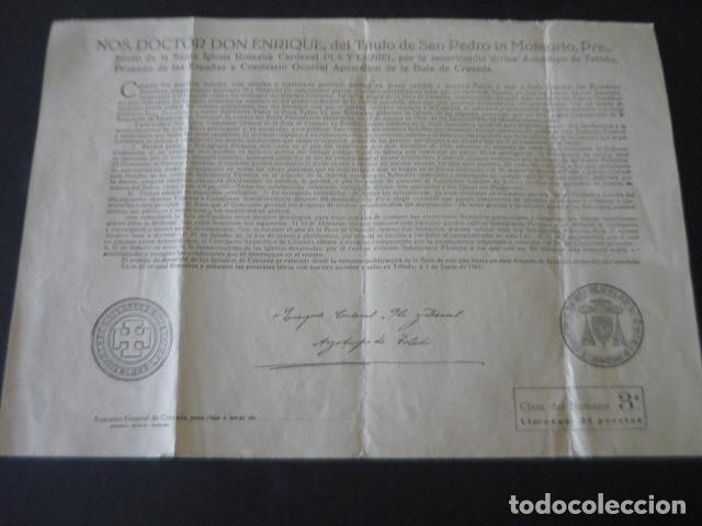 Coleccionismo de carteles: BULA DE LA SANTA CRUZADA 1965 25 PESETAS