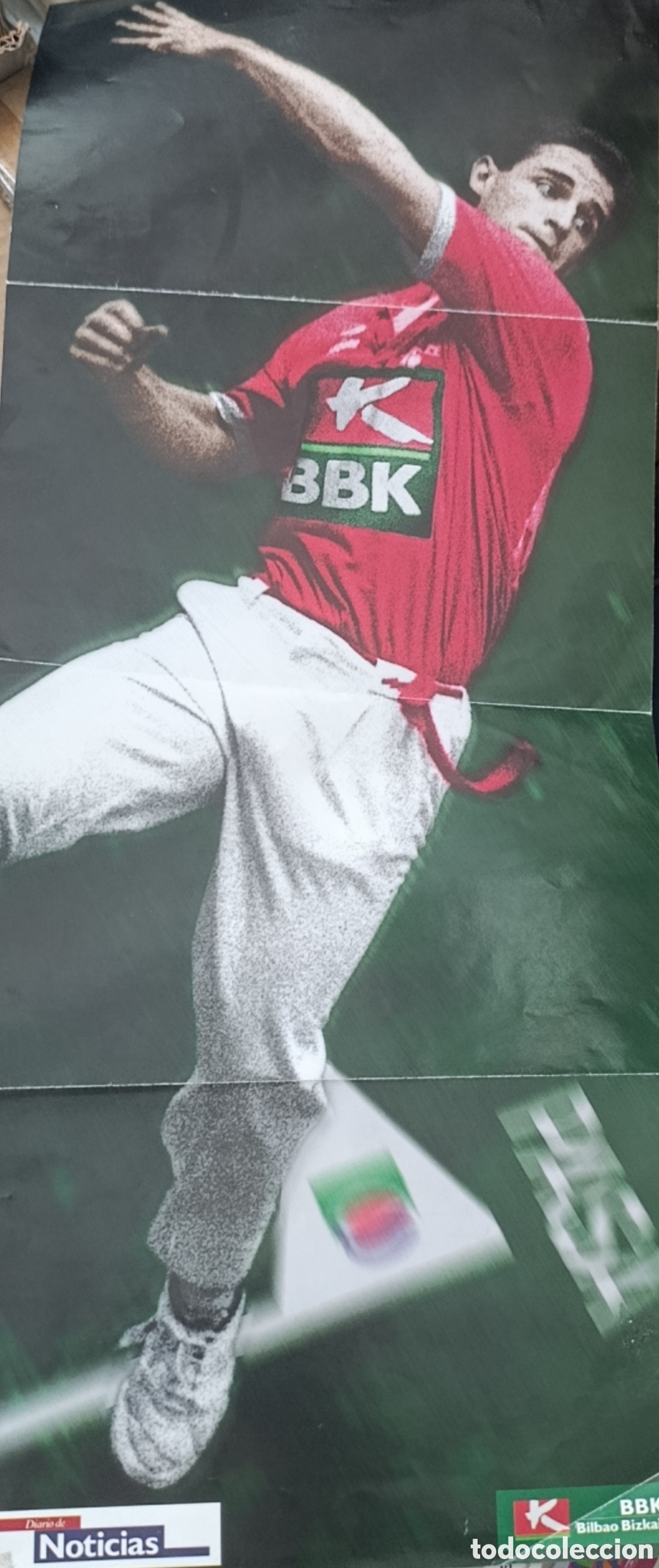 Coleccionismo de carteles: P&oacute;ster de Pelota Vasca: Campeonato Manomanista 1996 - Diario de Noticias