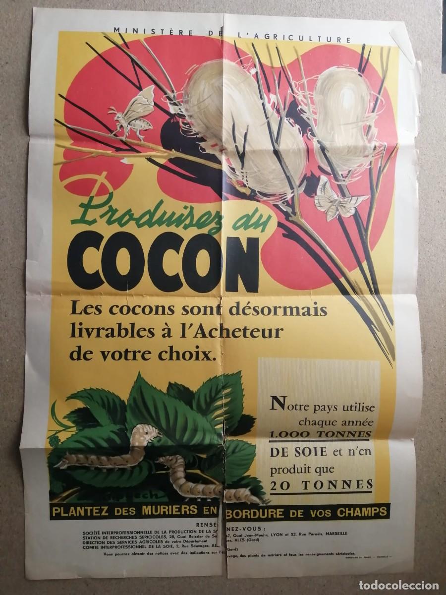 Coleccionismo de carteles: CARTEL PUBLICITARIO ESCRITO EN FRANCES. PRODUISEZ DU COCON