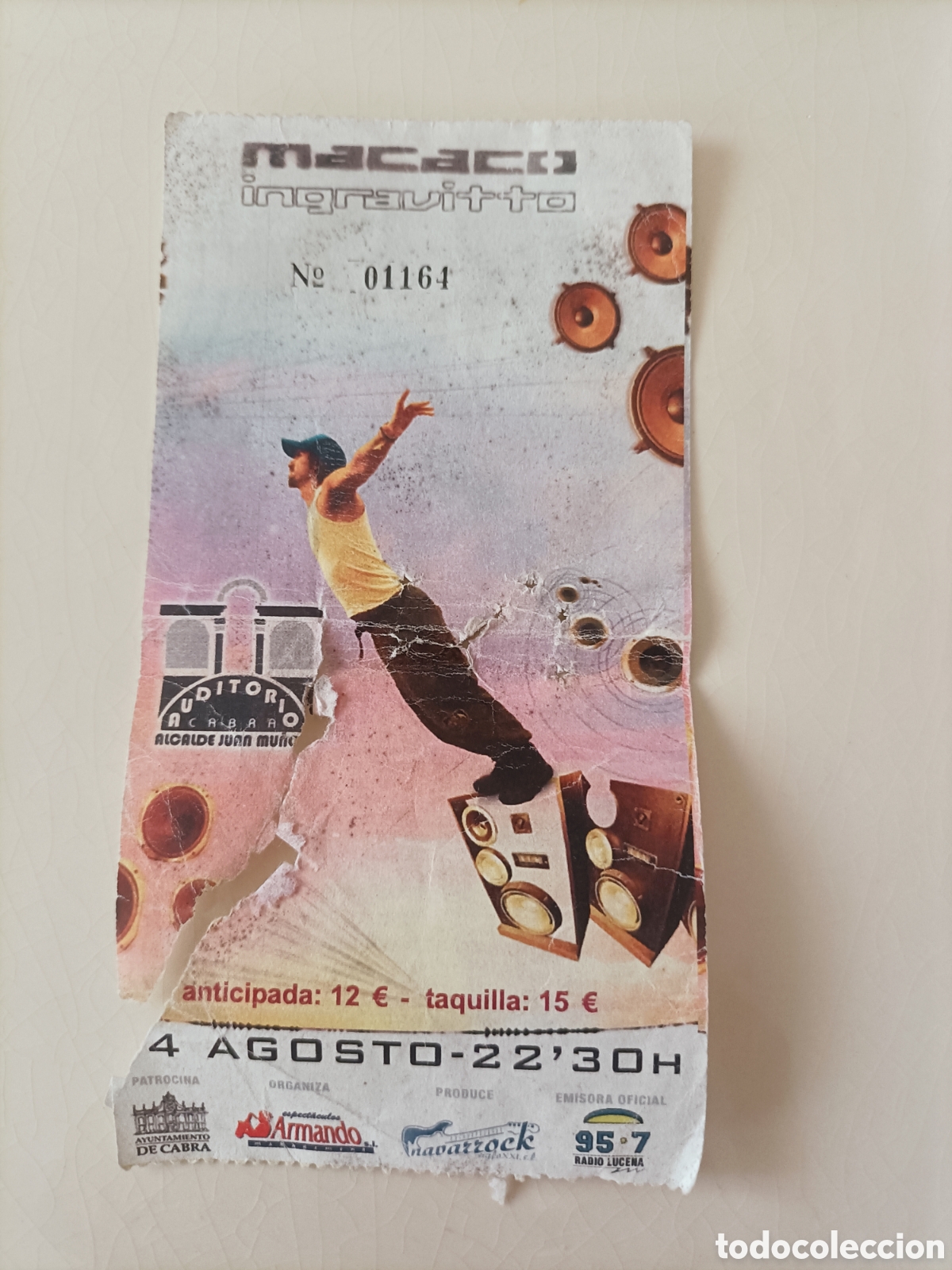 Coleccionismo de carteles: Concierto de m&uacute;sica. Macaco - Foto 1