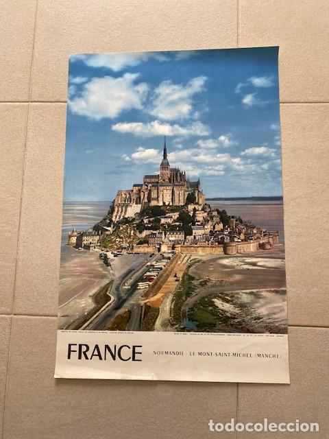 Coleccionismo de carteles: CARTEL DELVERT 1958 NORMANDIE: LE MONT-SAINT-MICHEL (MANCHE)