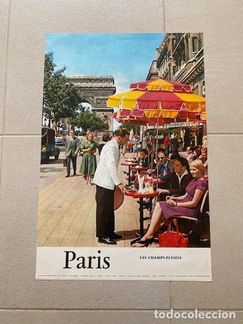 Coleccionismo de carteles: CARTEL TURISMO FRANCES LES CHAMPS-&Eacute;LYS&Eacute;ES ERVIN MARTON 1960