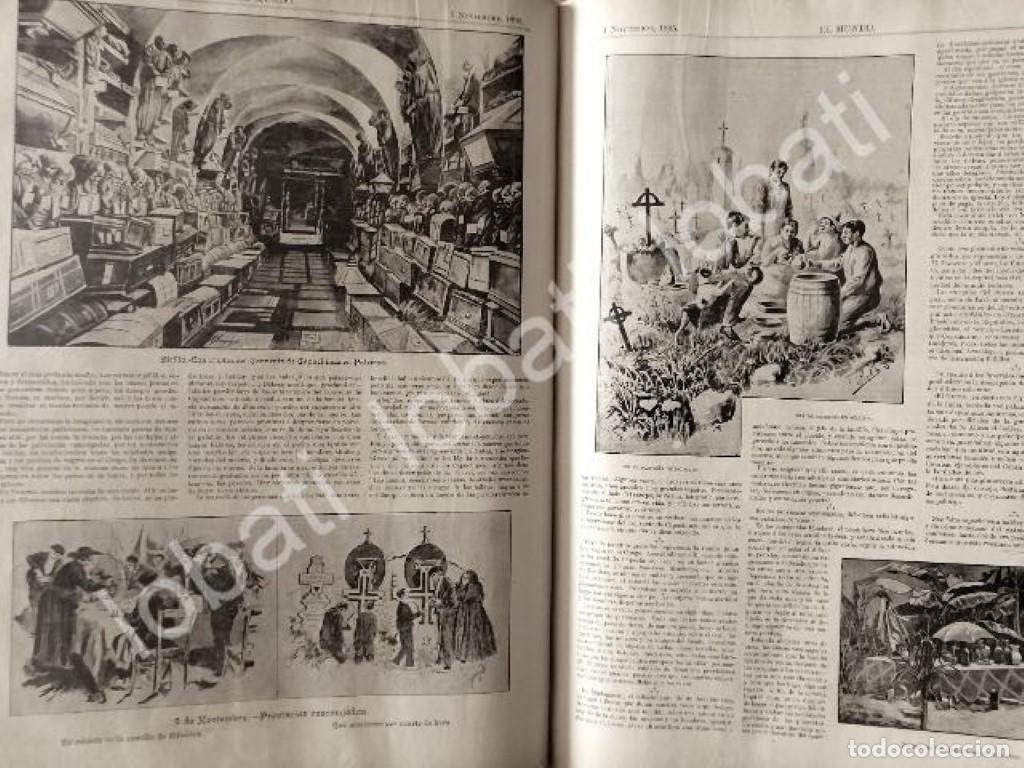 Sammeln von Plakaten: CARTEL ANTIGUO ORIGINAL DE EL DIA DE MURTOS EN MEXICO Y EL MUNDO 1895/ LDM