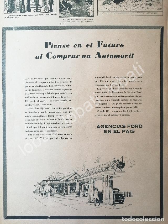 Sammeln von Plakaten: CARTEL ANTIGUO ORIGINAL DE AGENCIAS DE AUTOS FORD DE 1936 /549