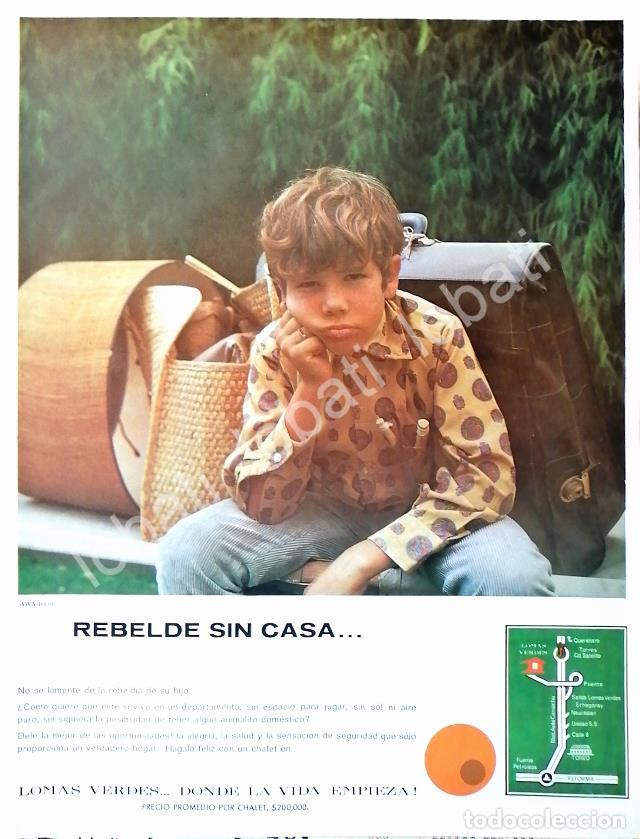 Sammeln von Plakaten: CARTEL ANTIGUO ORIGINAL DE INICIOS DE LA COLONIA LOMAS VERDES D.F 1969 /298