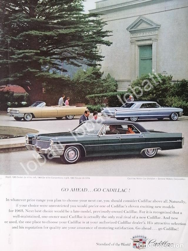 Collectionnisme d'affiches: CARTEL ANTIGUO ORIGINAL DE AUTOS CADILLAC DEVILLE 1962-1964 /616