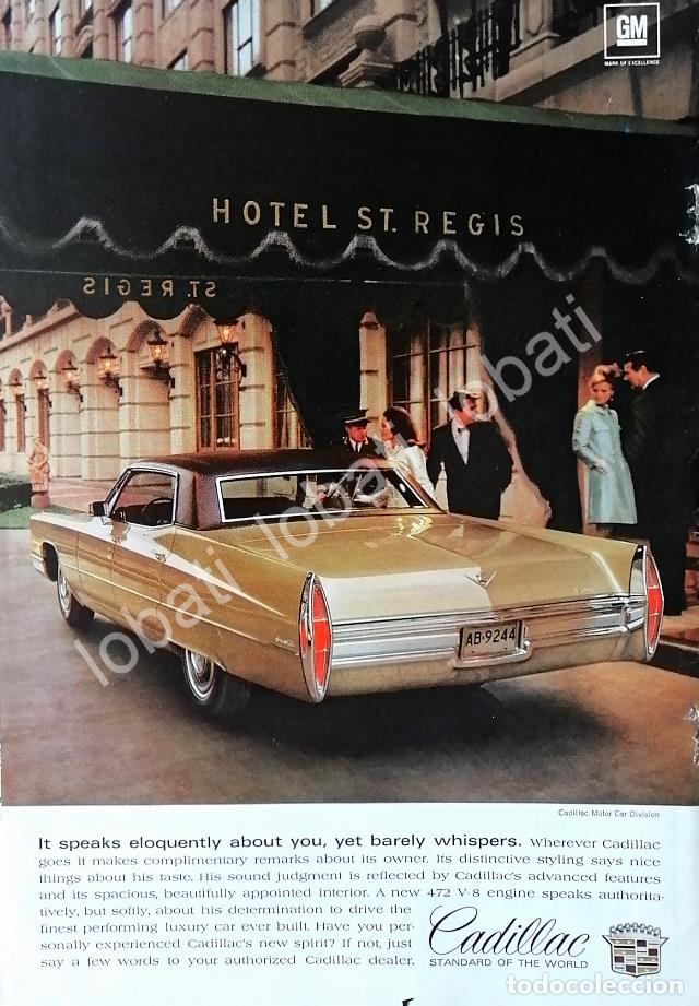 Collectionnisme d'affiches: CARTEL ANTIGUO ORIGINAL DE AUTOS CADILLAC DEVILLE 1968 /615