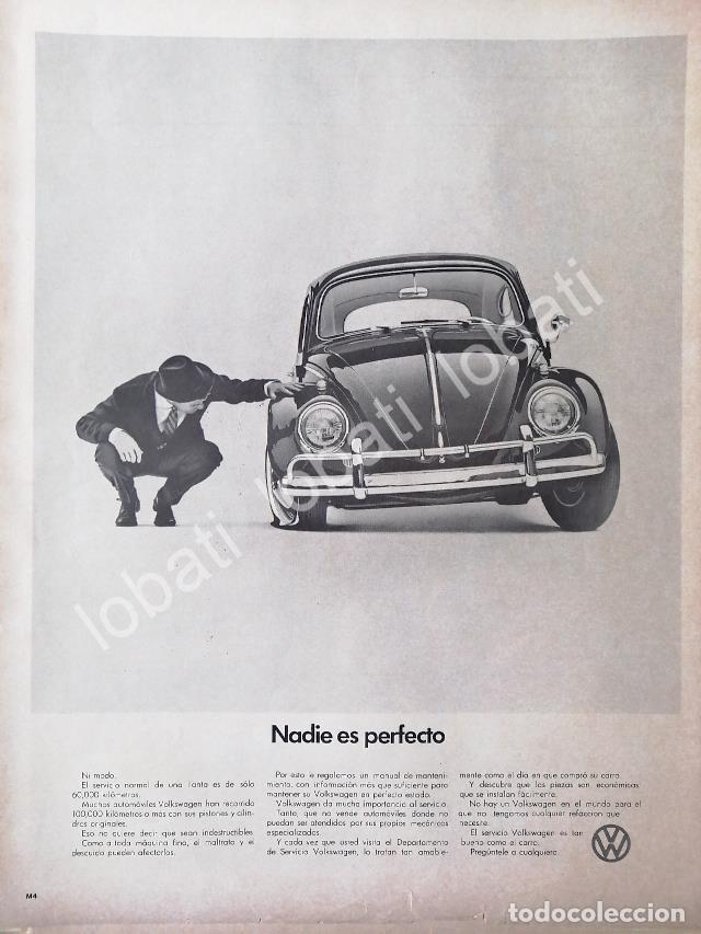 Collectionnisme d'affiches: CARTEL ANTIGUO ORIGINAL DE AUTOS VOLKSWAGEN VOCHO 1964 /653 (T. GRANDE)
