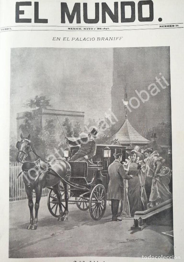 Collectionnisme d'affiches: PORTADA ANTIGUA ORIGINAL 1898 SALIDA DEL BAILE CASA DE TOMAS BRANIFF. POR: JOSE AMRIA VILLASANA ( D