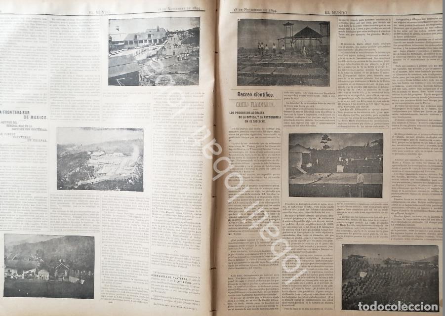 Poster collecting: CARTEL ANTIGUO ORIGINAL DE CONFLICTO Y POSIBLE GUERRA MEXICO Y GUATEMALA 1894 /PLT /MLT