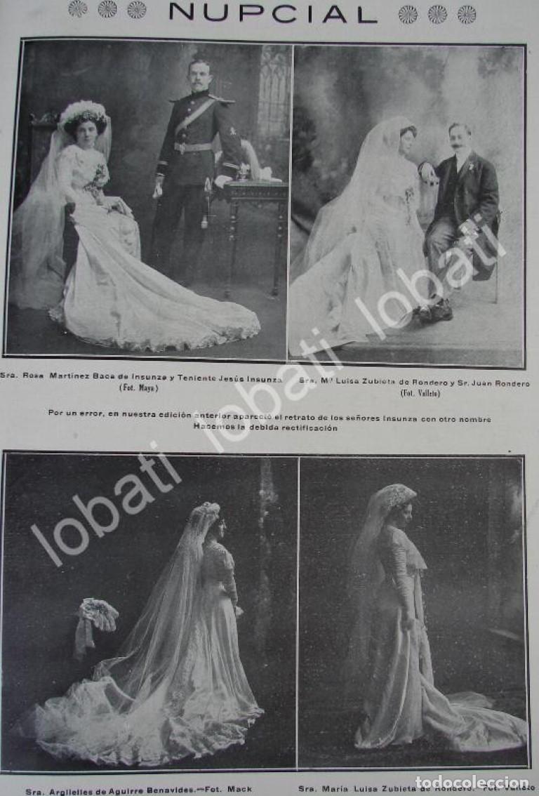 Poster collecting: CARTEL ANTIGUO ORIGINAL DE BODA. INSUNZA BACA 1910 Y OTRAS / ASM