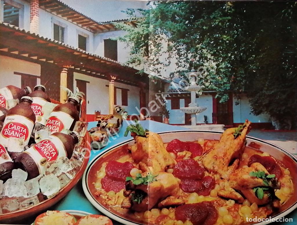 Poster collecting: CARTEL ANTIGUO ORIGINAL DE AFICHE PROMOCIONAL CERVEZA CARTA BLANCA QUITAPON 1969 /194