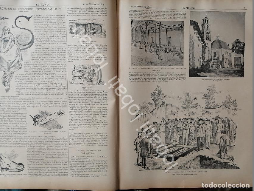 Poster collecting: CARTEL ANTIGUO ORIGINAL DE GRAN DESCARRILAMIENTO DEL TREN EN TEMAMATLA 1895 / FUNERALES Y NOTAS