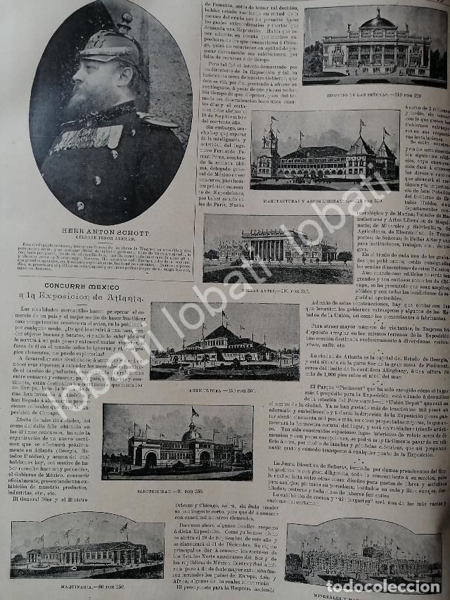Poster collecting: CARTEL ANTIGUO ORIGINAL DE EXPOSICION DE ATLANTA DE 1895