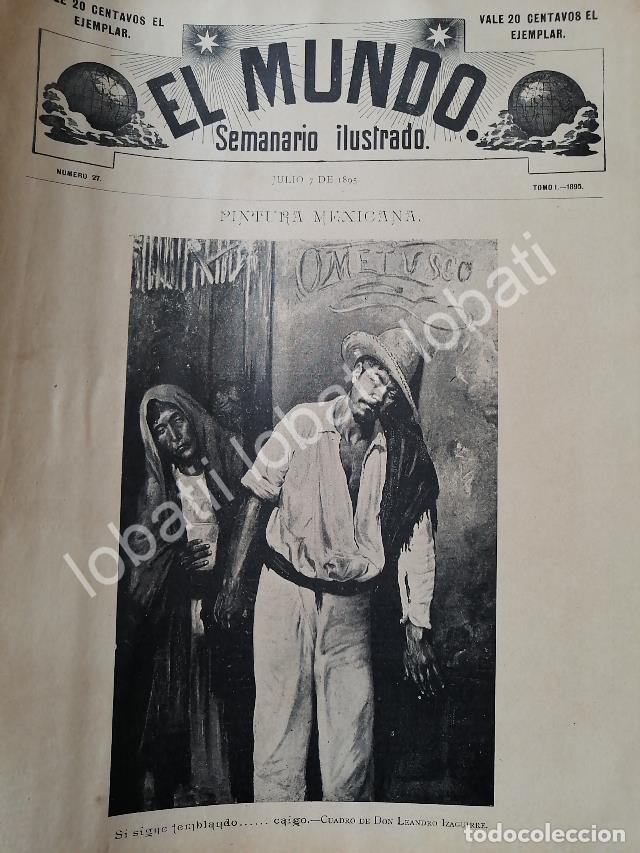 Poster collecting: PORTADA ANTIGUA ORIGINAL 1895 DE LEANDRO IZAGUIRRE. SI SIGUE TEMBLANDO
