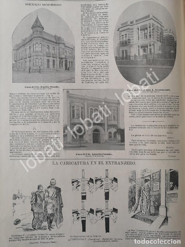 Collectionnisme d'affiches: CARTEL ANTIGUO ORIGINAL DE CASAS DE EMILIO DONDE, JUAN ARZUMENDI Y AGUSTIN CASAUX 1898 /ASM LDM