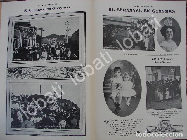 Collectionnisme d'affiches: CARTEL ANTIGUO ORIGINAL DE EL CARNAVAL DE GUAYMAS, SONORA 1910