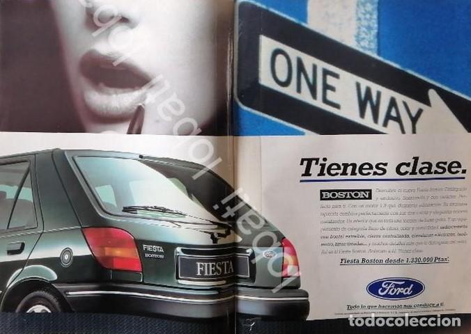 Poster collecting: CARTEL ANTIGUO ORIGINAL DE AUTOS FORD FIESTA BOSTON 1993 /904