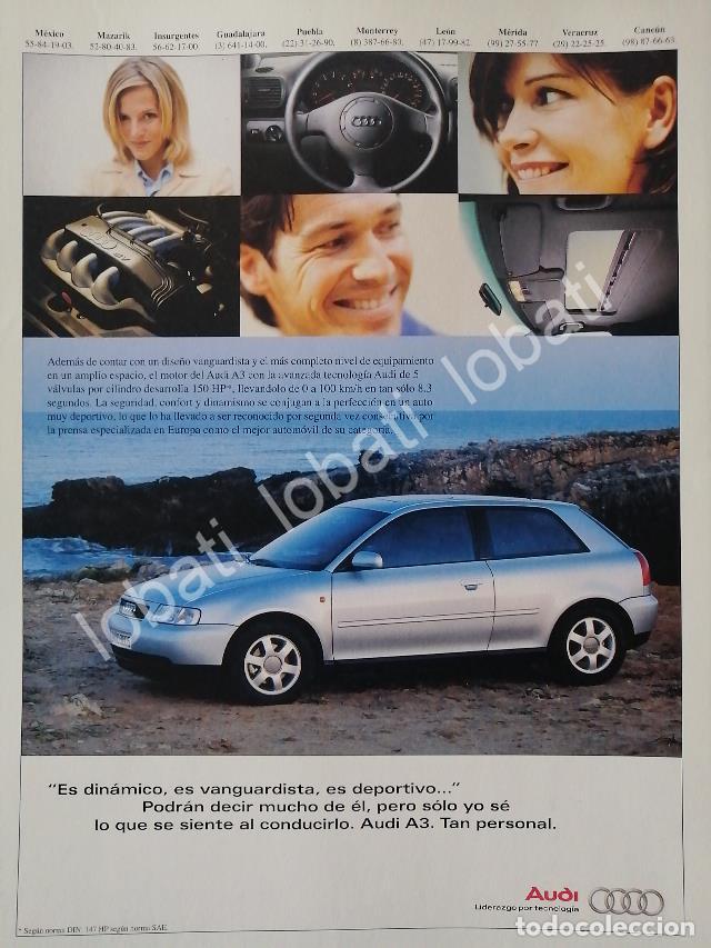 Poster collecting: CARTEL ANTIGUO ORIGINAL DE AUTOS AUDI A3 2000 /964