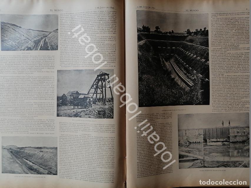 Poster collecting: CARTEL ANTIGUO ORIGINAL DE EL SISTEMA DE DESAGUE DE LA CIUDAD DE MEXICO 1895