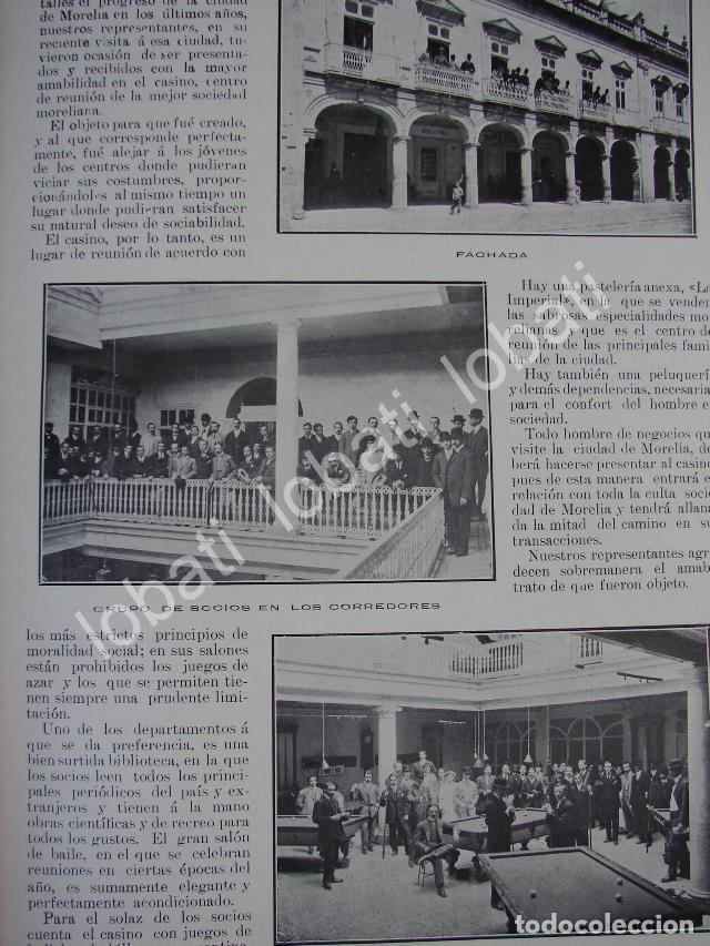 Poster collecting: CARTEL ANTIGUO ORIGINAL DE EL CASINO DE MORELLIA Y OTROS LUGARES. 1910 /ASM
