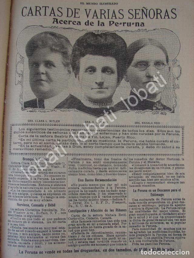 Poster collecting: CARTEL ANTIGUO ORIGINAL DE TONICO LA PERUNA 1910 /Ni76 ( PE-RU-NA)