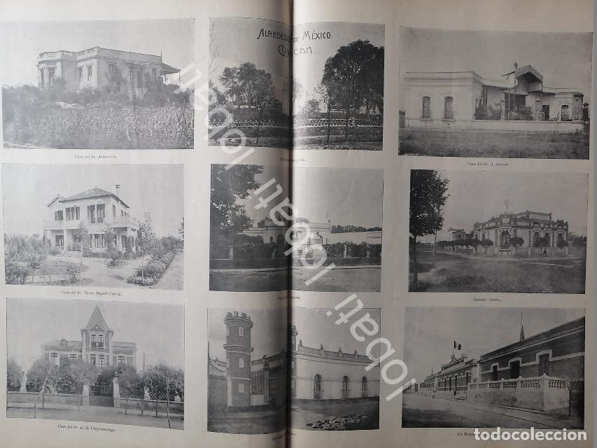 Colecionismo de cartazes: CARTEL ANTIGUO ORIGINAL DE CASAS DE LA ALTA SOCIEDAD DE COYOACAN 1899 /ASM LDM