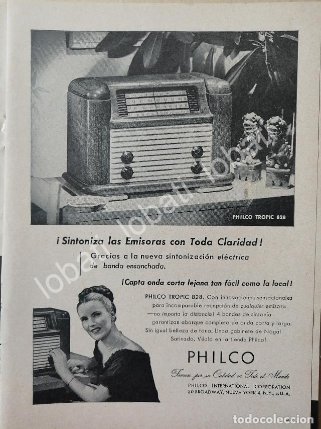 Colecionismo de cartazes: CARTEL ANTIGUO ORIGINAL DE MINI CARTEL RADIOS ZENITH TROPIC 828 / 288