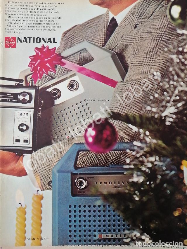 Colecionismo de cartazes: CARTEL ANTIGUO ORIGINAL DE RADIOS NATIONAL 1968 VARIOS /362