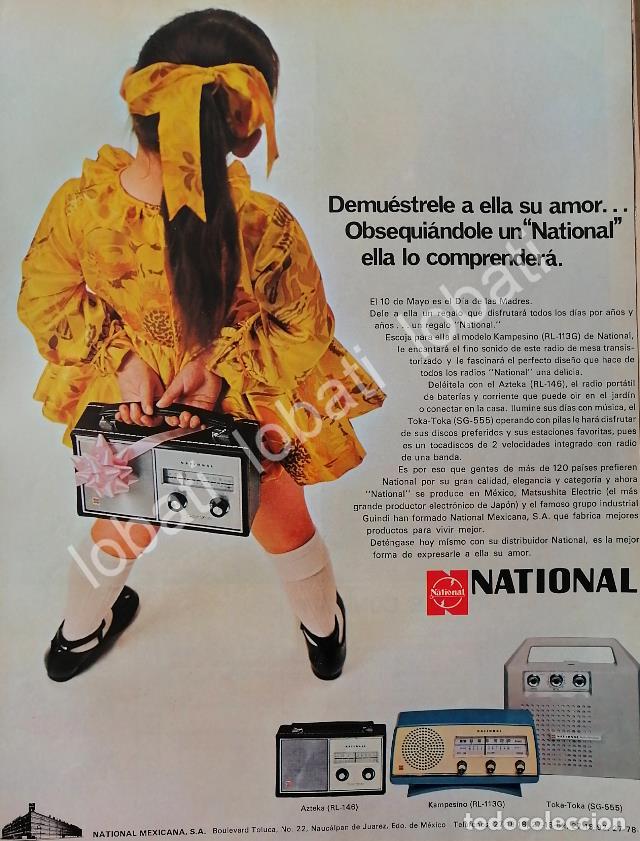 Colecionismo de cartazes: CARTEL ANTIGUO ORIGINAL DE RADIOS NATIONAL 1968 VARIOS /361