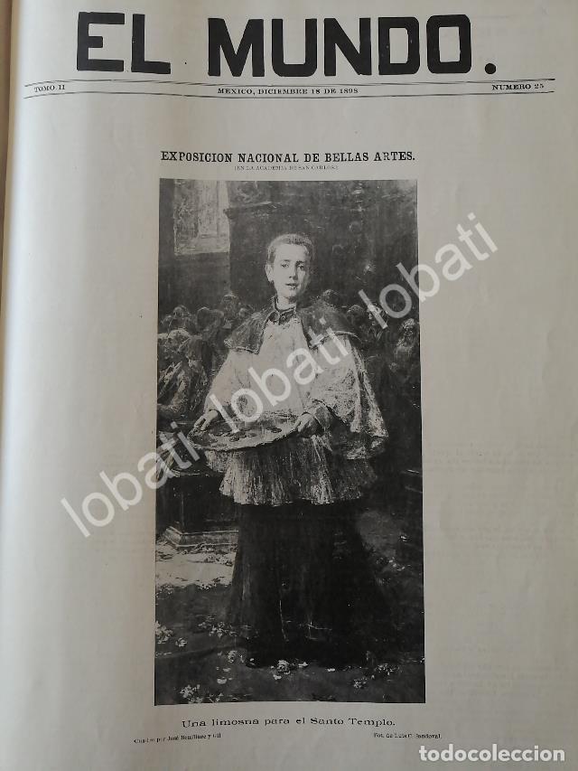 Colecionismo de cartazes: PORTADA ANTIGUA ORIGINAL 1898 DE JOSE BENILLIIURE, UNA LIMOSNA /RLG