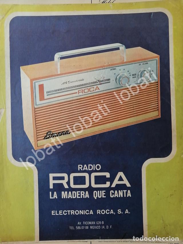Poster collecting: CARTEL ANTIGUO ORIGINAL DE RADIOS ROCA SIRENA 1950s ( ELECTRONICA ROCA ) /377