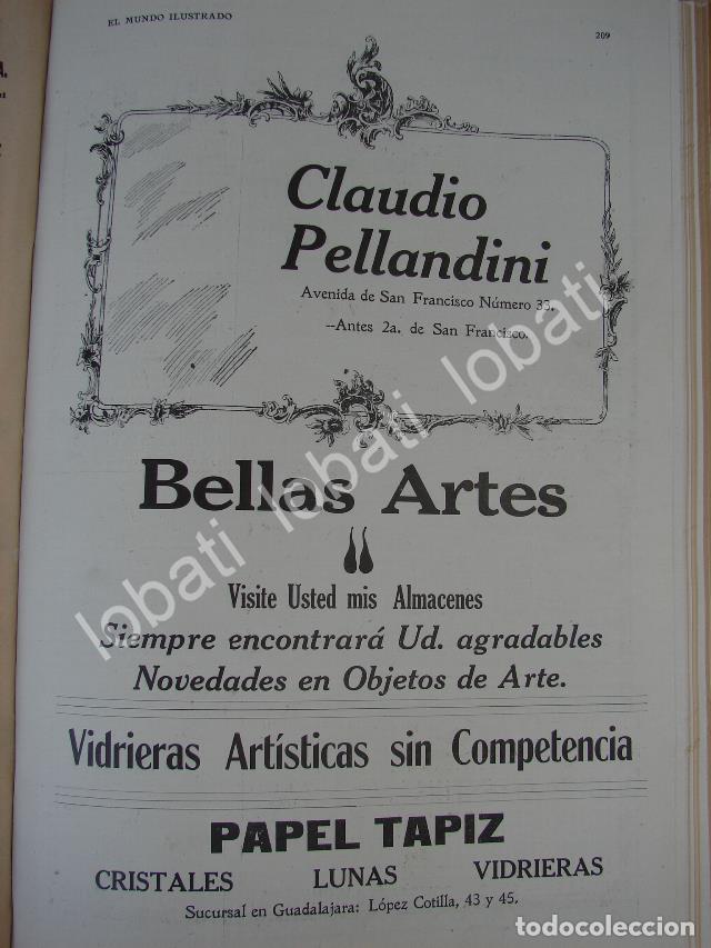 Poster collecting: CARTEL ANTIGUO ORIGINAL DE TIENDA DE DECORACION CLAUDIO PELLANDINI 1910 /703