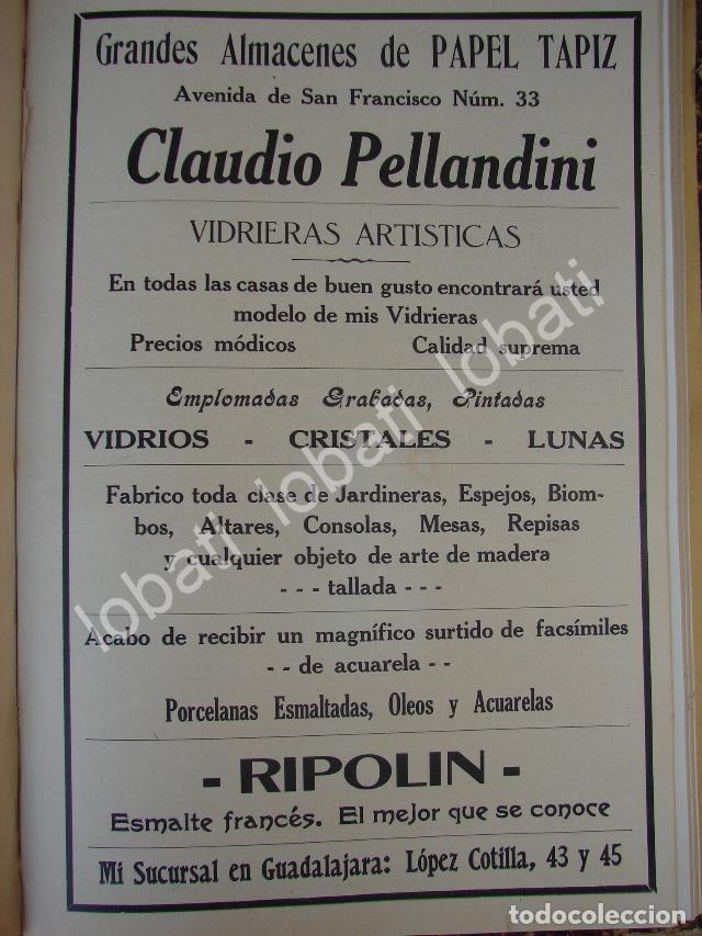 Poster collecting: CARTEL ANTIGUO ORIGINAL DE TIENDA DE DECORACION CLAUDIO PELLANDINI 1910 /704