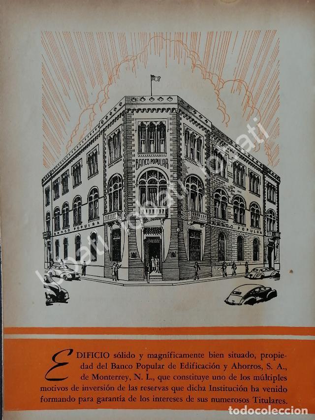 Poster collecting: CARTEL ANTIGUO ORIGINAL DE BANCO POPULAR DE EDIFICACION Y AHORROS 1946 /223