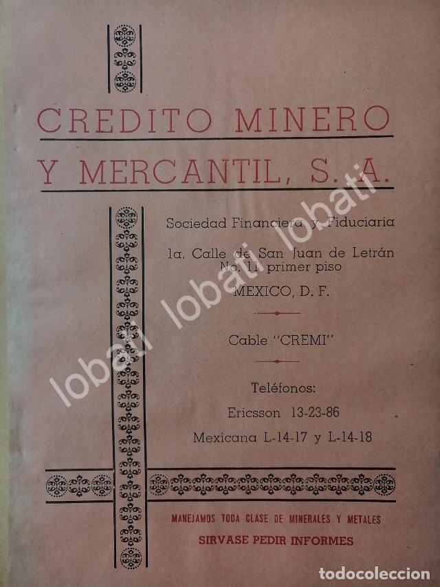 Poster collecting: CARTEL ANTIGUO ORIGINAL DE BANCO. CREDITO MINERO Y MERCANTIL 1942 /228